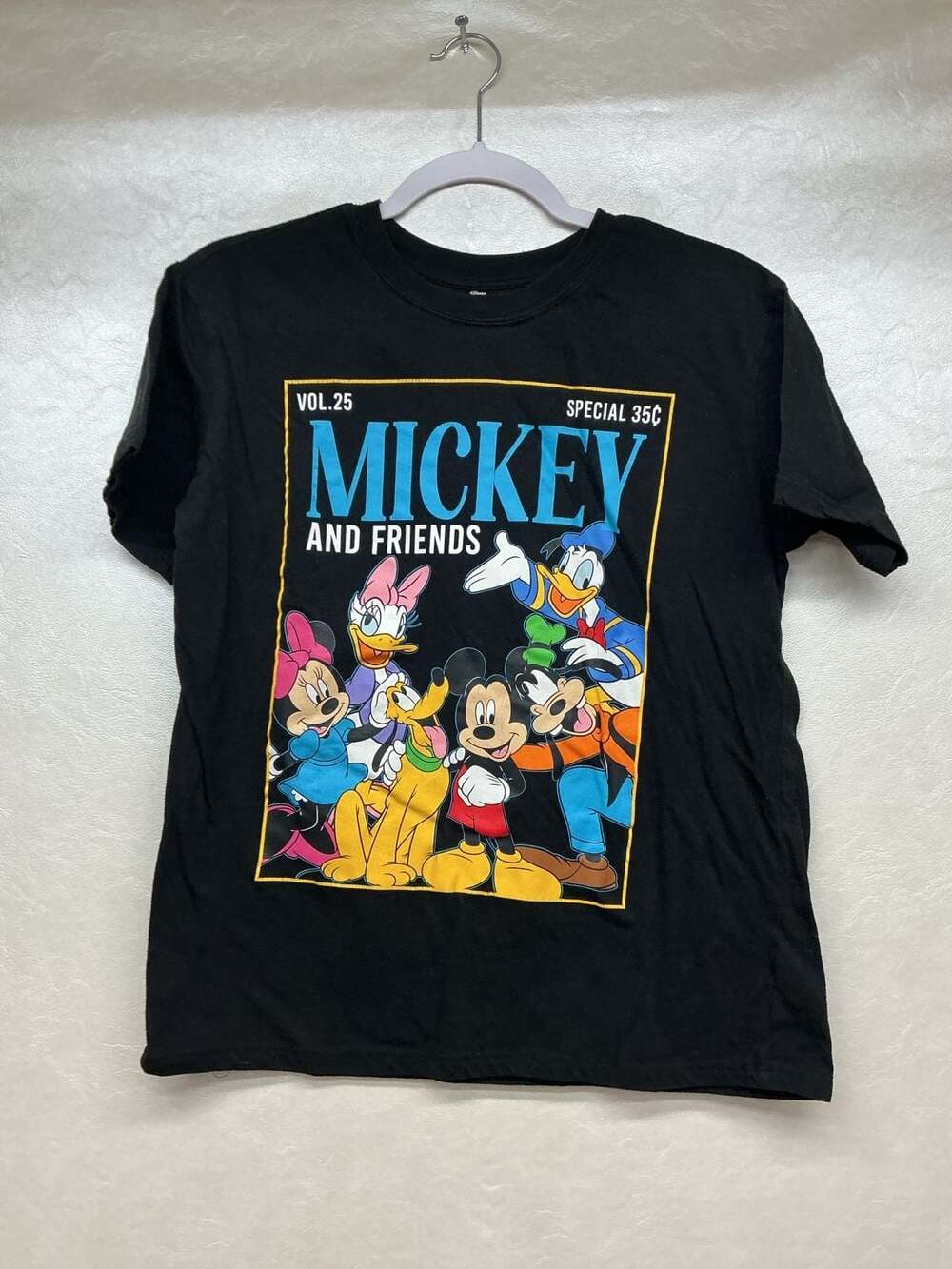 Disney Mickey And Friends Vol.25 Special 35C Graphic Black T-Shirt S(4-6)